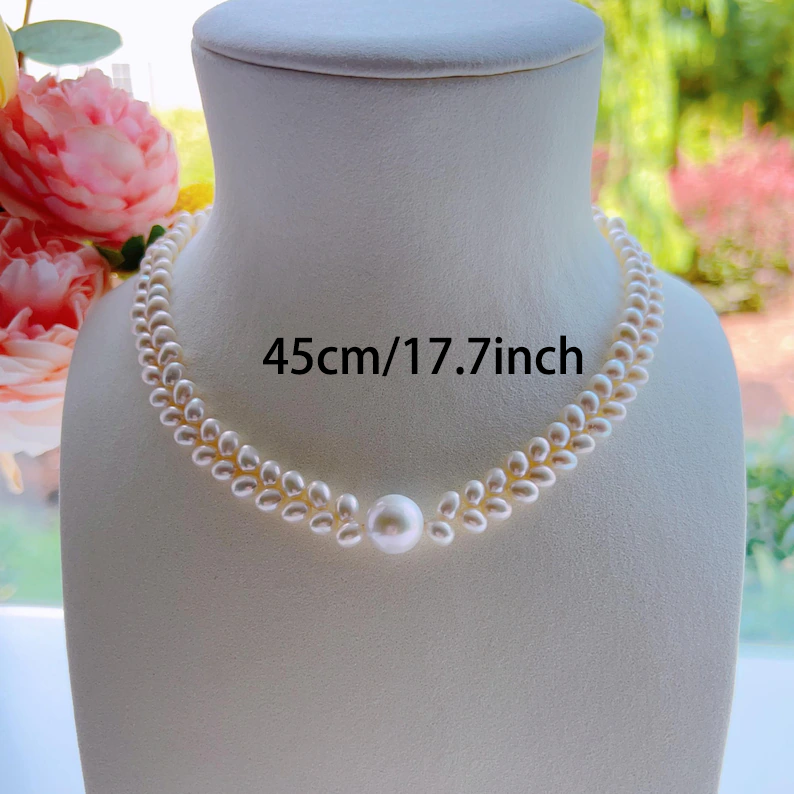 Real Wheat Pearl Necklace