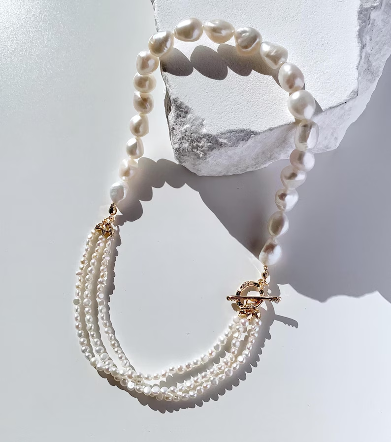 Freshwater Baroque Pearl Necklace