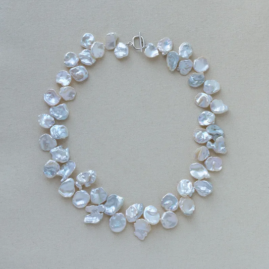 Handmade AAA  Pearl Necklace, Unique Baroque Pearl Necklace