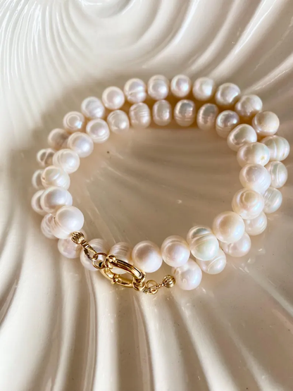 Chunky Freshwater Potato Pearl Necklace