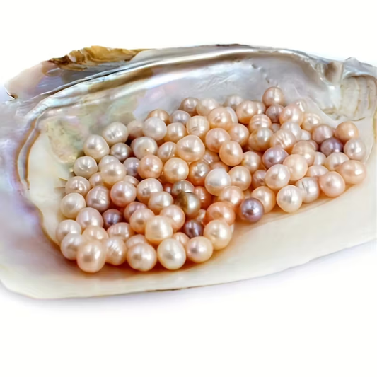 10 pcs 10 Mm Non-Hole Freshwater Pearls