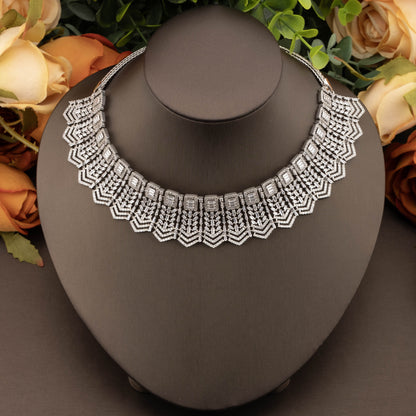 1 set of classic vintage inlaid cubic zirconia token design jewelry set suitable for women’s wedding wear