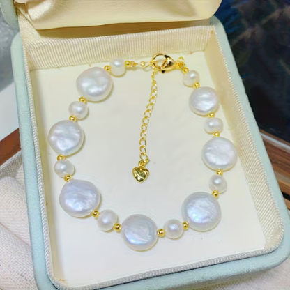 Baroque Freshwater Pearls Earrings  nenckace  and  bracelet  set