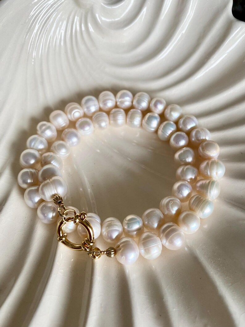 Chunky Freshwater Potato Pearl Necklace
