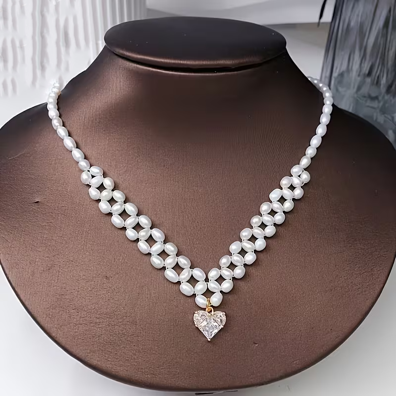1pc Elegant Freshwater Pearl Necklace