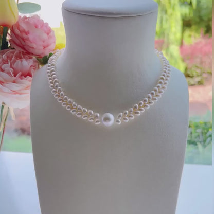 Real Wheat Pearl Necklace